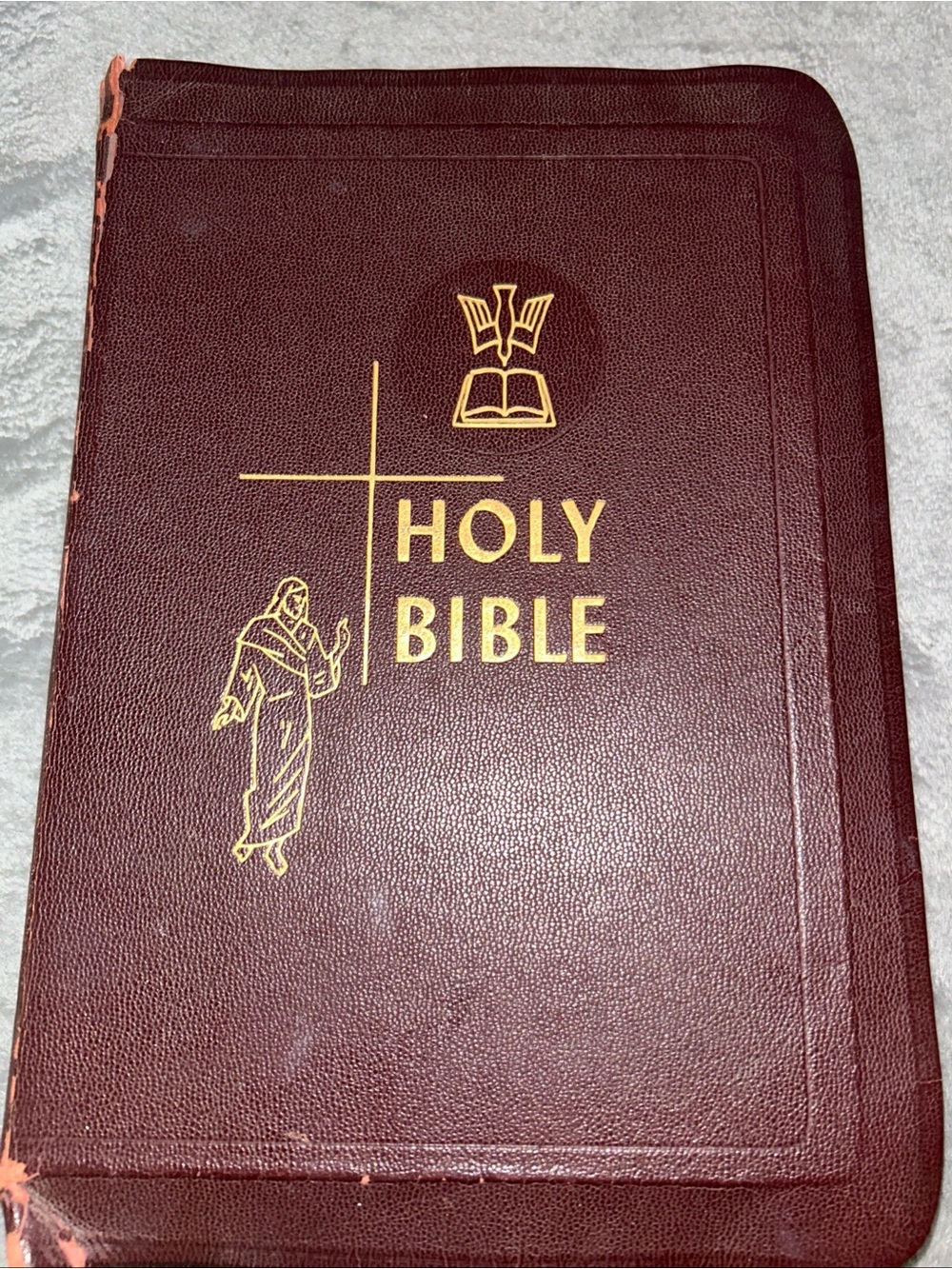 The Catholic Press, The Holy Bible, 1950, Holy Family Edition, Vintage Bible